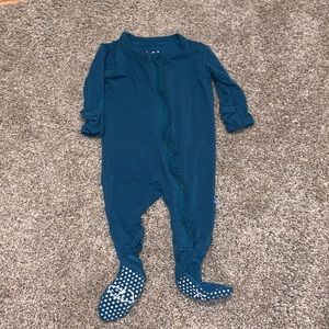 0-3 month footed onsie
